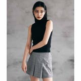 BLACK | ノースリタートルトップス | ENVYM