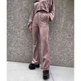 MOCHA | ベロアフレアパンツ | ENVYM