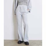 GRAY | ベロアフレアパンツ | ENVYM
