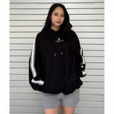 BLACK | ラインスリーブルーズパーカー | ENVYM