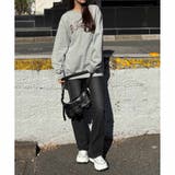 GRAY | カレッジロゴスウェット | ENVYM