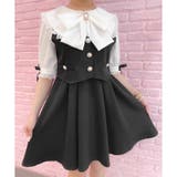 ブラック | ベストレイヤードライクワンピース | ROJITA