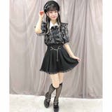 ブラック | フロント飾りチェーンスカパン | ROJITA