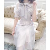 シアースリーブ半袖ロングワンピース | ROJITA | 詳細画像14