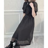 シアースリーブ半袖ロングワンピース | ROJITA | 詳細画像48