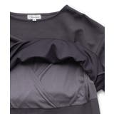 ダンボールセットアップ風ワンピース 授乳口付きワンピース マタニティワンピース | マタニティウェア・ランジェリーのRosemadame  | 詳細画像17 