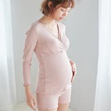 吸湿発熱加工リブ授乳インナー 発熱インナー カップ付き | マタニティウェア・ランジェリーのRosemadame | 詳細画像16
