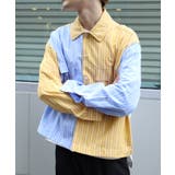 【ビッグシルエット】ブロードストライプBIGPKTクレイジーシャツ | rovtski | 詳細画像11 