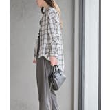 変形スリーブ裾タック多釦ブラウス | rps | 詳細画像11 