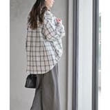 変形スリーブ裾タック多釦ブラウス | rps | 詳細画像12 