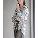 変形スリーブ裾タック多釦ブラウス | rps | 詳細画像15 