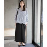 変形スリーブ裾タック多釦ブラウス | rps | 詳細画像2 