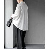 変形スリーブ裾タック多釦ブラウス | rps | 詳細画像20 