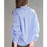 変形スリーブ裾タック多釦ブラウス | rps | 詳細画像32 