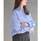 変形スリーブ裾タック多釦ブラウス | rps | 詳細画像33 