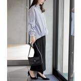 変形スリーブ裾タック多釦ブラウス | rps | 詳細画像5 