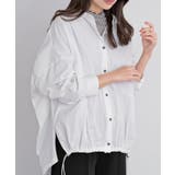 オフホワイト | バックギャザードロストブルゾンシャツ | rps