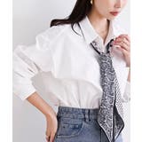 オフホワイト | スカーフアレンジオーバーシャツ | rps