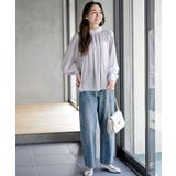 ウ゛ィンテージサテンハイネックブラウス | rps | 詳細画像10 