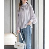 ウ゛ィンテージサテンハイネックブラウス | rps | 詳細画像11 