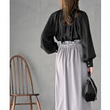 ウ゛ィンテージサテンハイネックブラウス | rps | 詳細画像20 