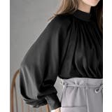 ウ゛ィンテージサテンハイネックブラウス | rps | 詳細画像22 