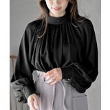 ウ゛ィンテージサテンハイネックブラウス | rps | 詳細画像24 