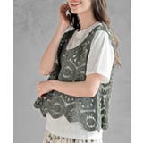 TシャツSETカギ針ビスチェアンサンブル | rps | 詳細画像24