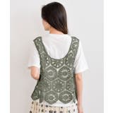 TシャツSETカギ針ビスチェアンサンブル | rps | 詳細画像28