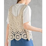 TシャツSETカギ針ビスチェアンサンブル | rps | 詳細画像8