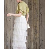 バンドカラー配色ケープブラウス | rps | 詳細画像20 