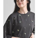フラワー刺繍ショート丈T | rps | 詳細画像14