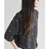 フラワー刺繍ショート丈T | rps | 詳細画像15