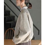 合皮ノーカラーバルーン袖ブルゾン | rps | 詳細画像15