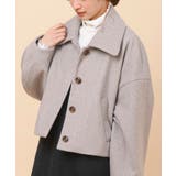 杢ブラウン | フェイクウールショートコート | rps