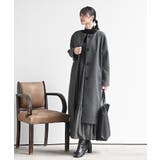 ノーカラーロングコート | rps | 詳細画像2