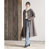 ノーカラーロングコート | rps | 詳細画像21