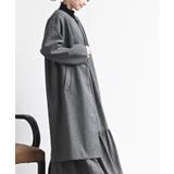 ノーカラーロングコート | rps | 詳細画像3