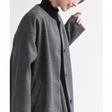 ノーカラーロングコート | rps | 詳細画像7