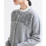 パールフラワーモチーフニットカーディガン | rps | 詳細画像15 