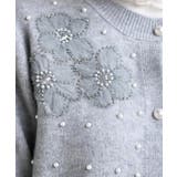 パールフラワーモチーフニットカーディガン | rps | 詳細画像18 