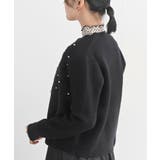 パールフラワーモチーフニットカーディガン | rps | 詳細画像25 