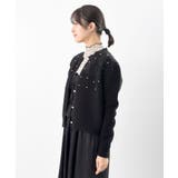 パールフラワーモチーフニットカーディガン | rps | 詳細画像28 