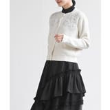 パールフラワーモチーフニットカーディガン | rps | 詳細画像3 