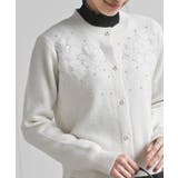 パールフラワーモチーフニットカーディガン | rps | 詳細画像6 