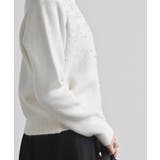 パールフラワーモチーフニットカーディガン | rps | 詳細画像9 