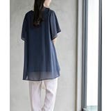 ストライプ×シフォンフレアー袖チュニック | rps | 詳細画像13