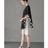 ふちどり配色シフォンバタフライブラウス | rps | 詳細画像5 