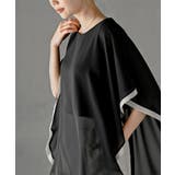 ふちどり配色シフォンバタフライブラウス | rps | 詳細画像7 