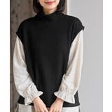 ワッフルハイネックベストレイヤー風プルオーバー | rps | 詳細画像15 